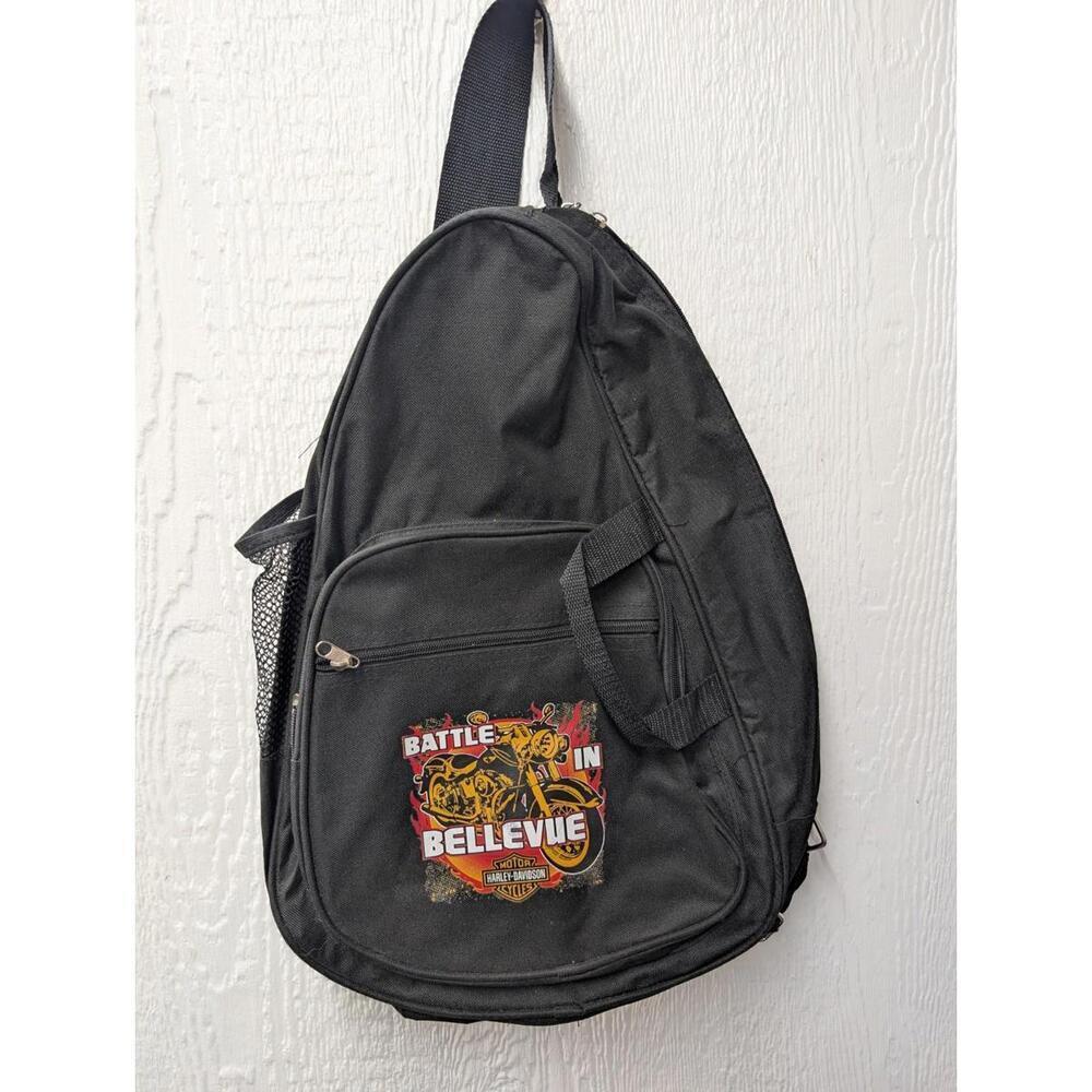 Harley Davidson Battle in Bellevue Sling Computer Bag Event Promo Motorcycle